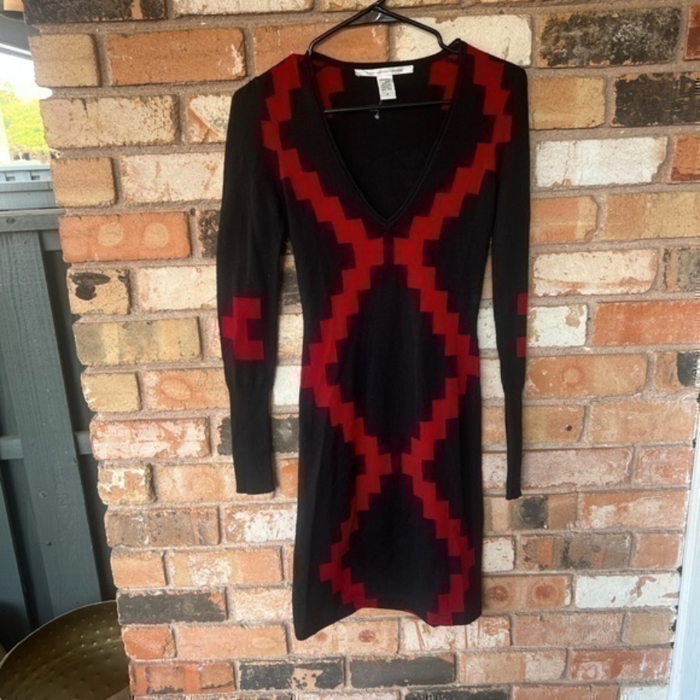 Diane von Furstenberg Wool midi dress pullover